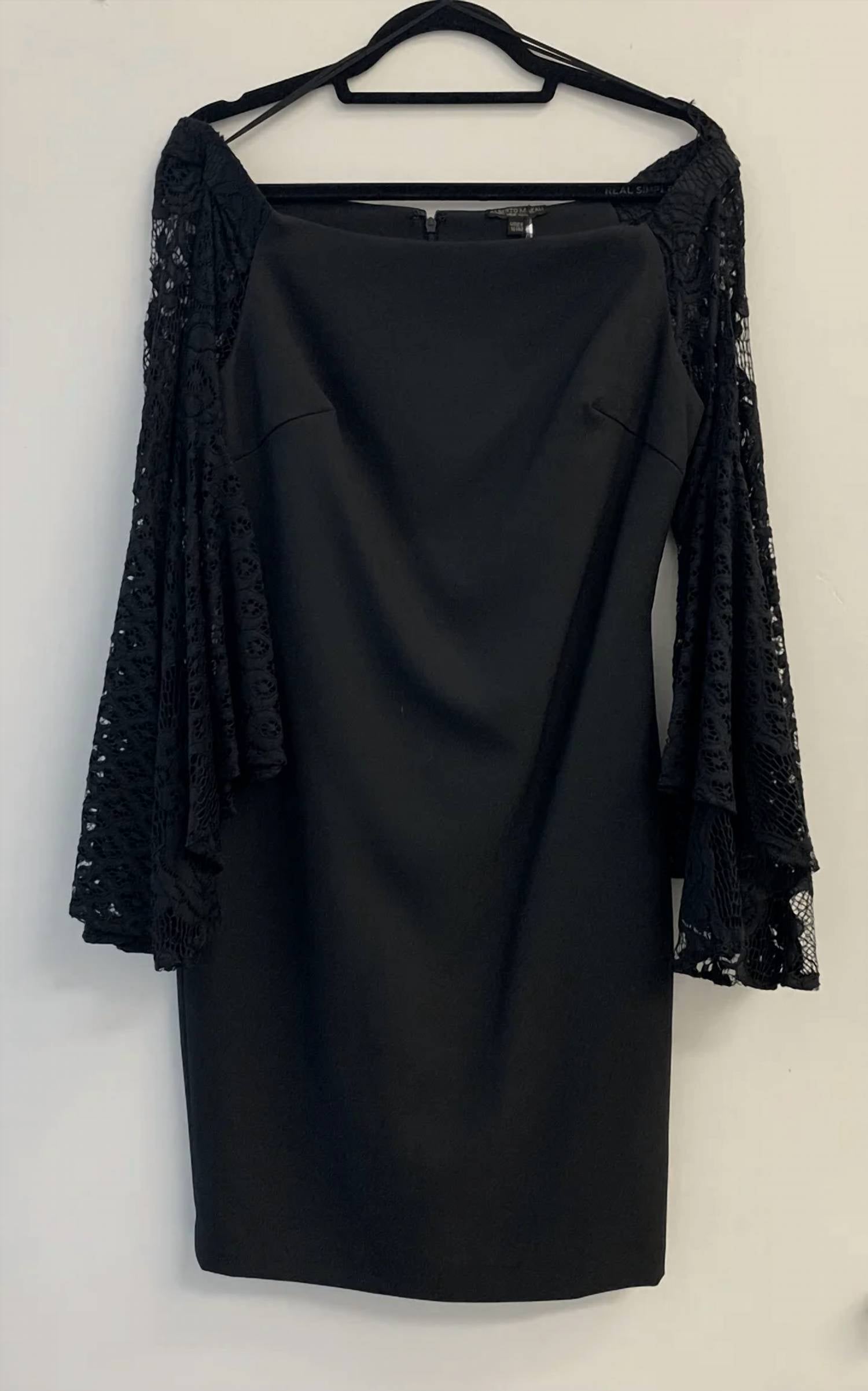 Alberto Makali - Women's Lace Bell Sleeves Dress
