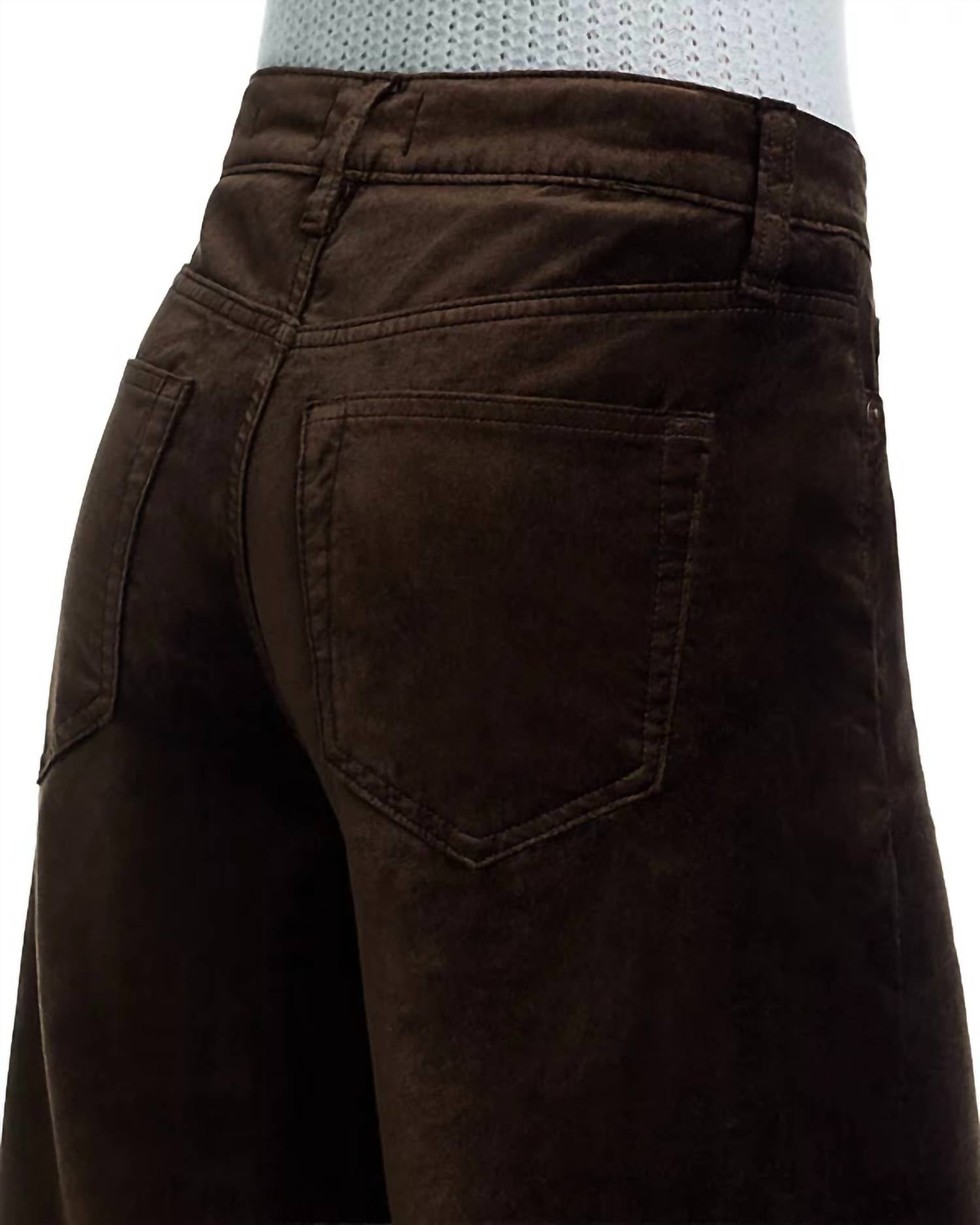 Frame - Le Slim Palazzo Velveteen Pant