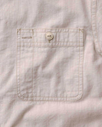 Taylor Stitch Men's Foundry Shirt in natural chambray - men's long sleeve top - view 6