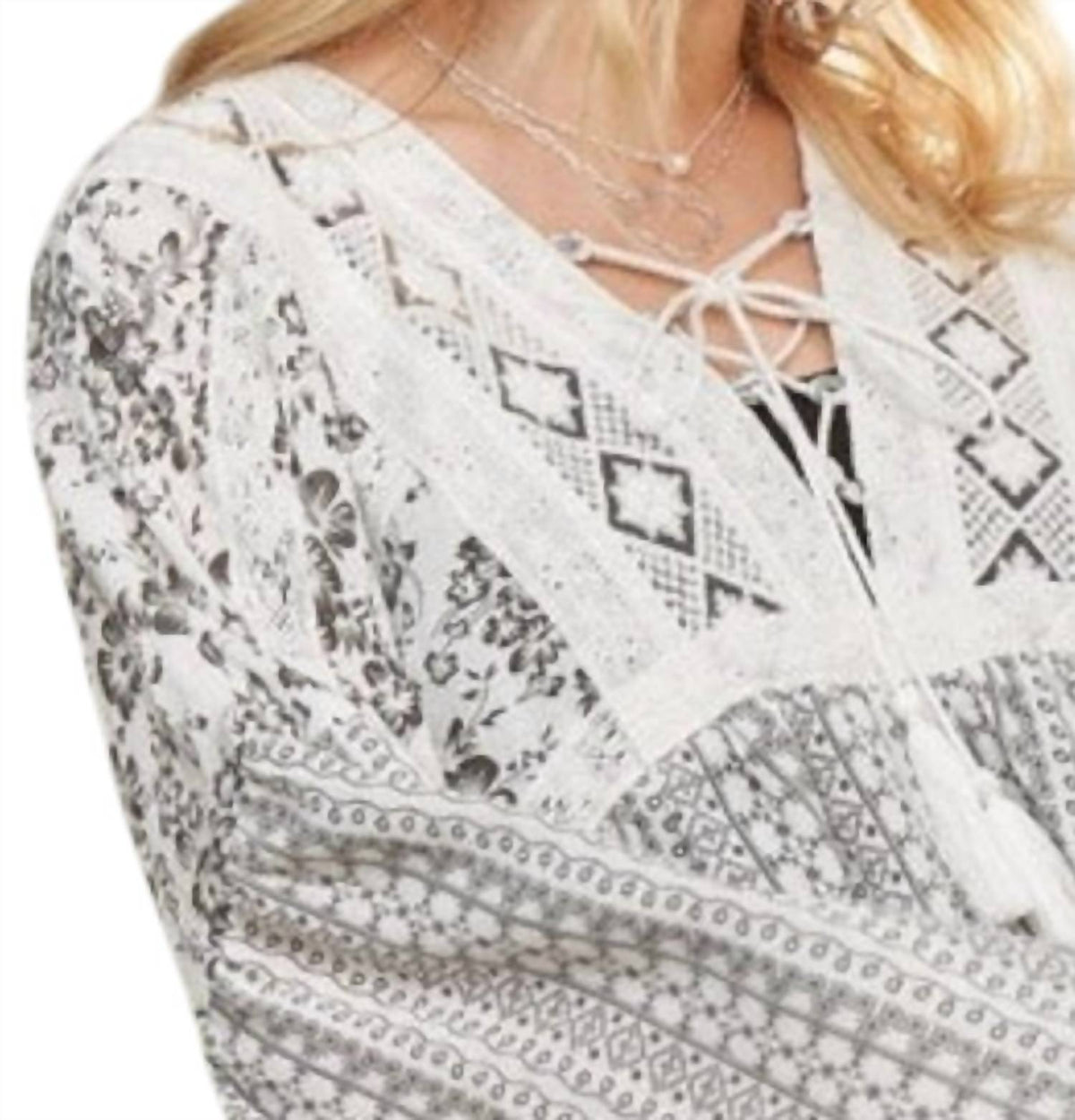 Adora - Bohemian Nights Floral Tunic Top