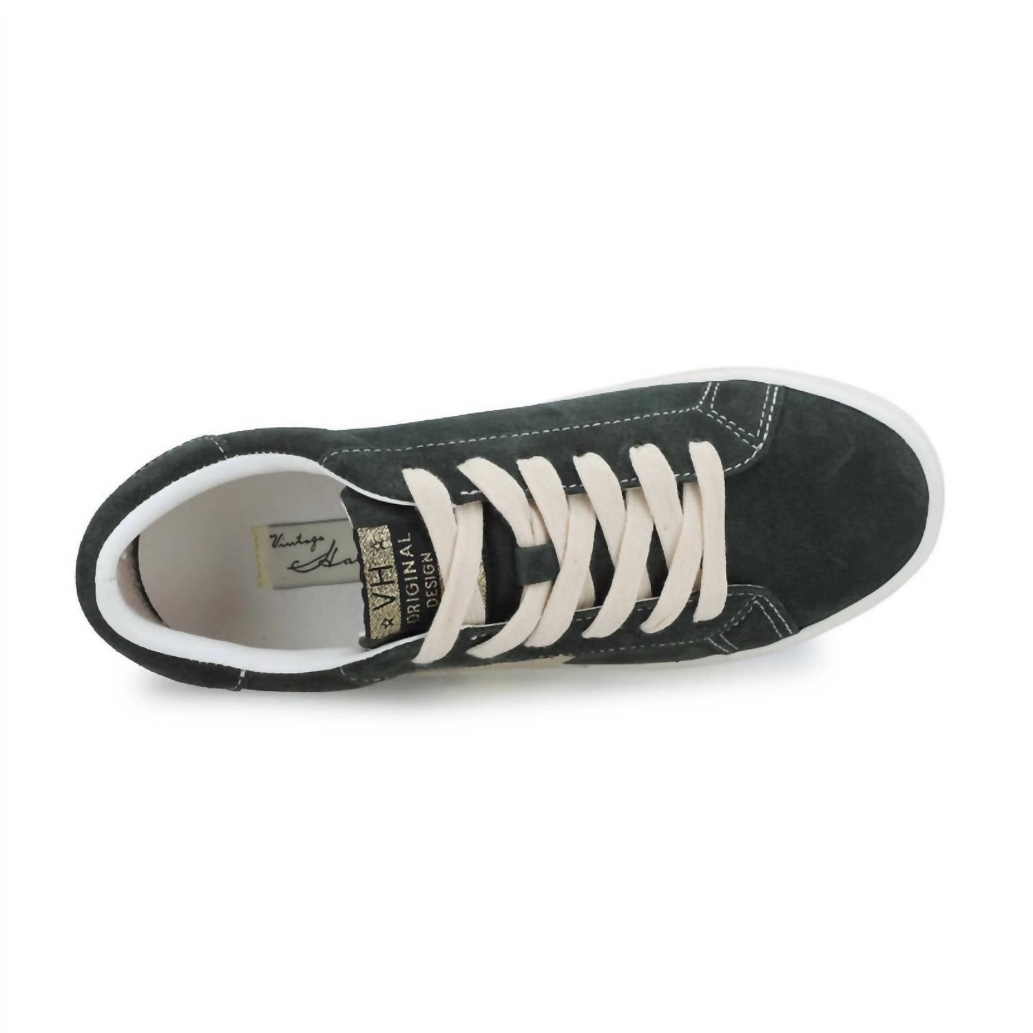 Vintage Havana Women's Felicity Suede Star Shoe in black - women's sneaker - alternate view