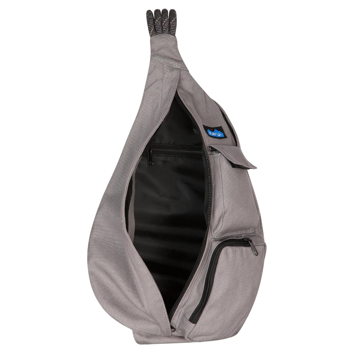 KAVU Women's Rope Bag in stratus grey - women's bag - detail view