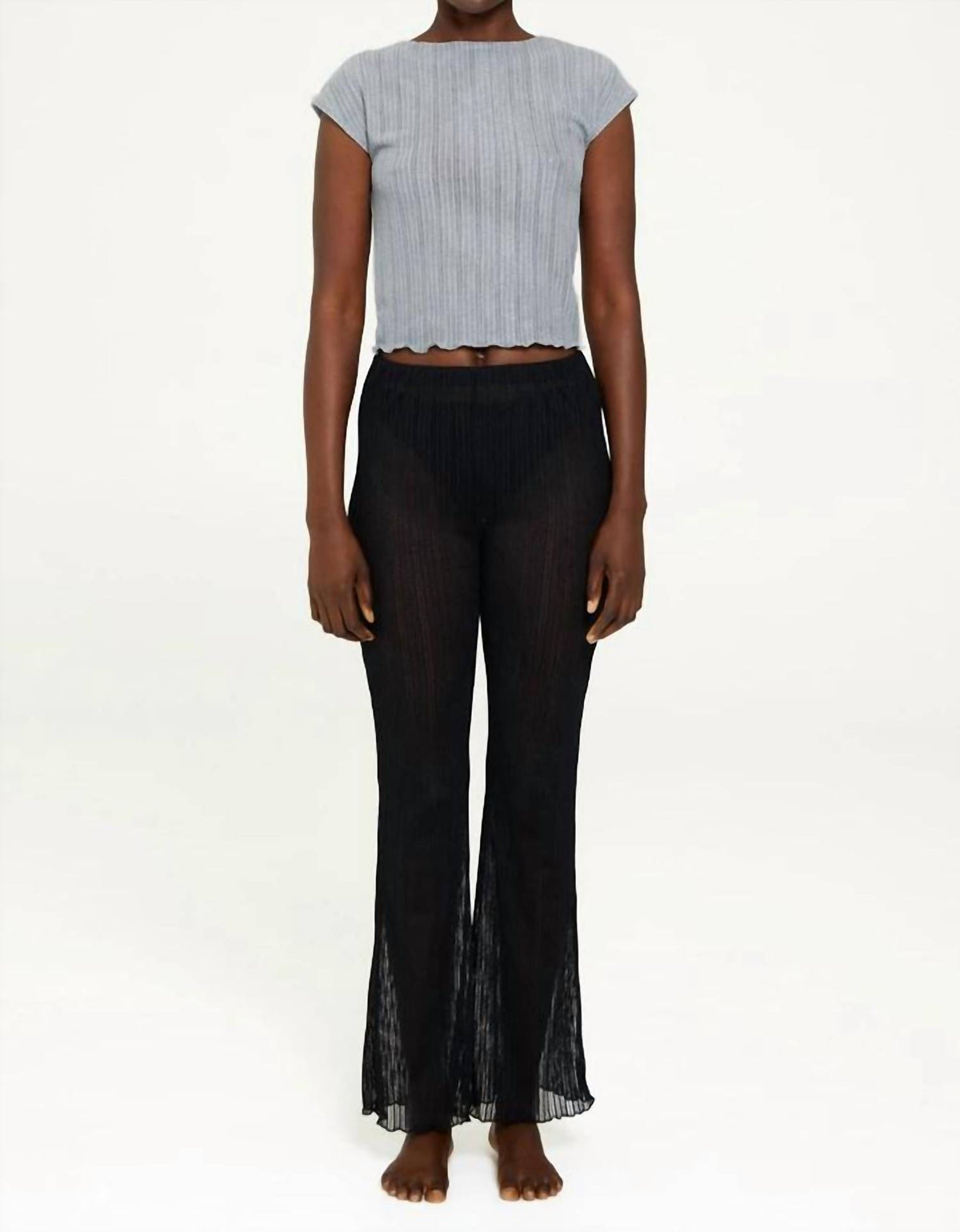 Find Me Now - Ribbed Mesh Legging