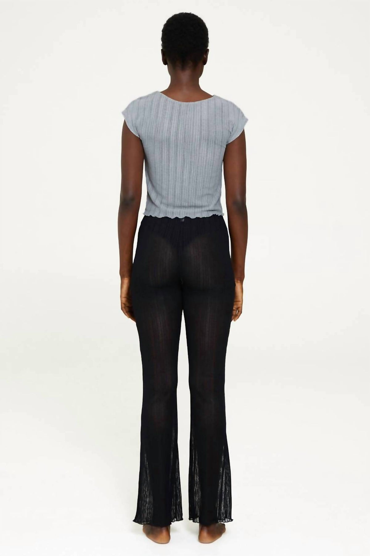 Find Me Now - Ribbed Mesh Legging