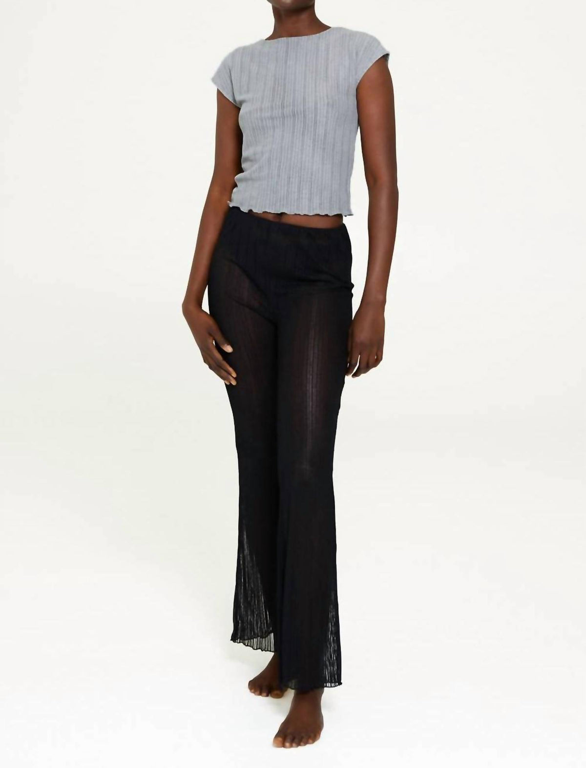 Find Me Now - Ribbed Mesh Legging