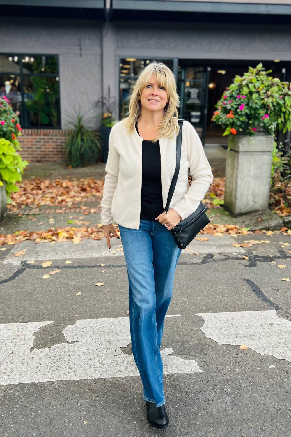 Pure Amici - Zip Front Cashmere Cardigan