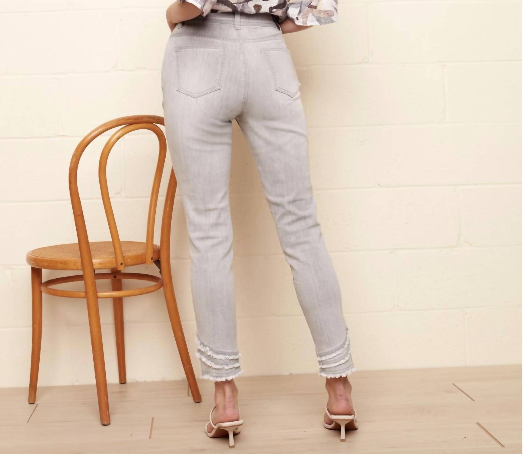 Charlie B - Triple Fringe Leg Jean
