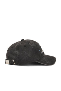 JUNGLES Unisex - Sick And Tired Vintage Cap in washed black - men's hat - alternate view