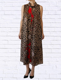 Diva Usa - Print Sleeveless Maxi Dress