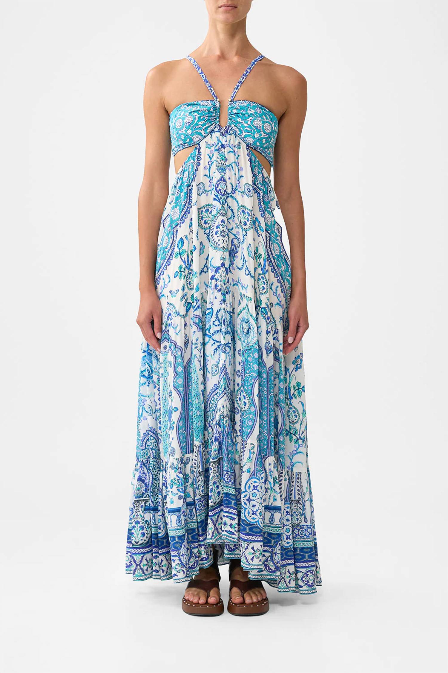 Camilla - Gathered Cut Out Dress