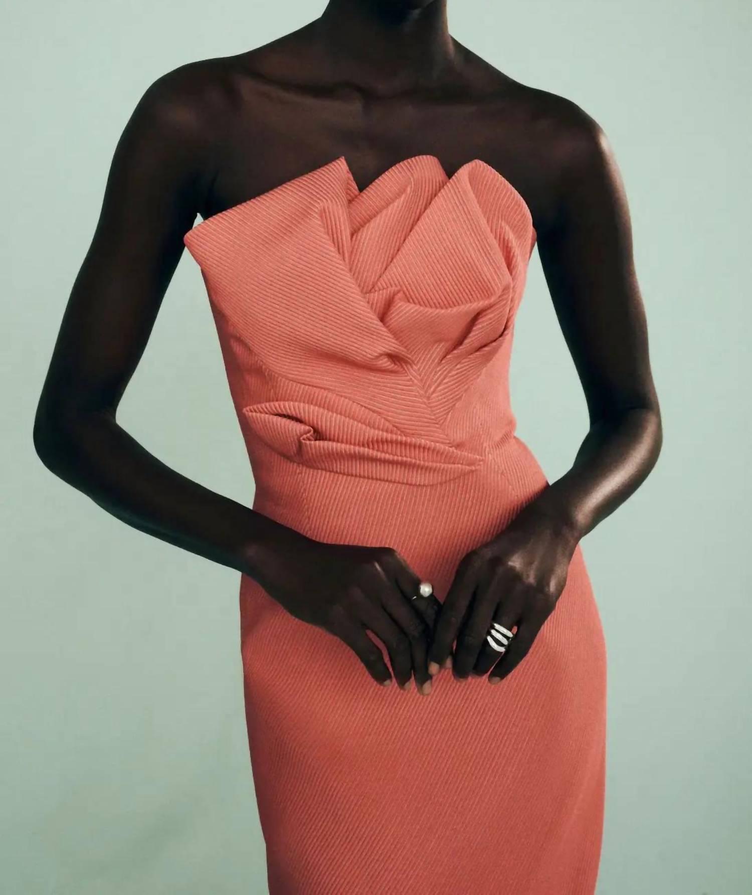 Lela Rose - Draped Tulip Sheath Dress