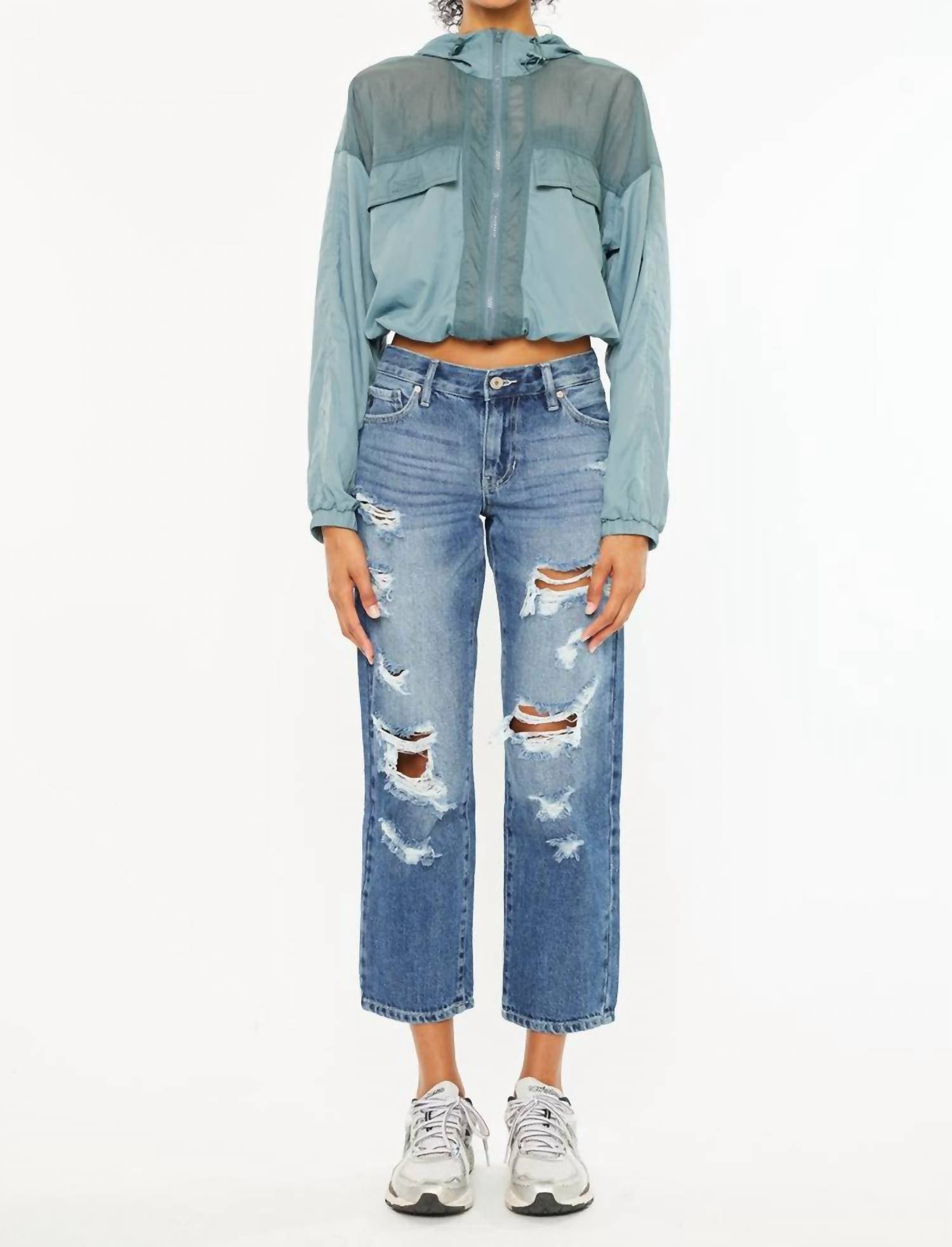 Kancan - Effy Mid Rise Boyfriend Jeans