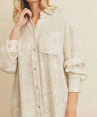 Dress Forum - Barcelona Printed Button Down Shirt Dress
