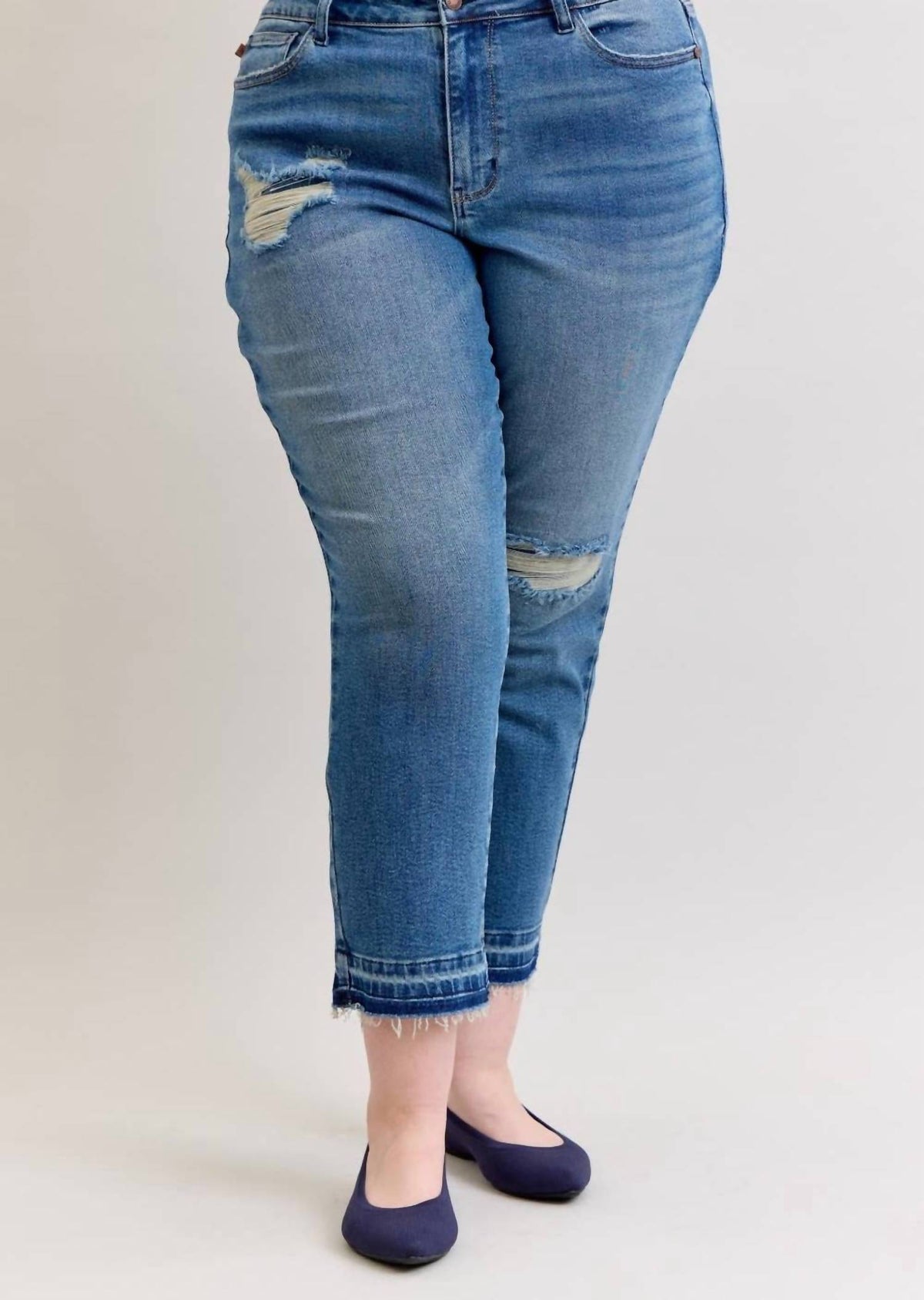 Judy Blue - Bf Patch & Repair Jeans