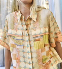 Hunter Bell - Hawkins Button Front Short Sleeve Shirt