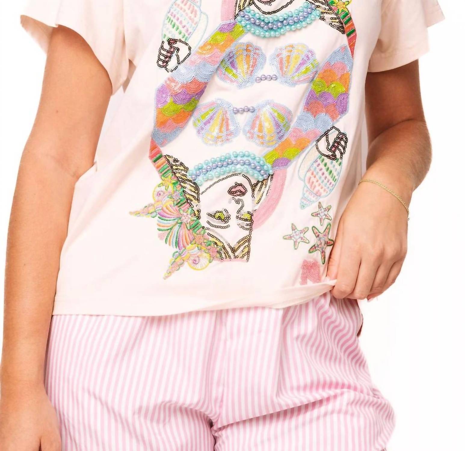 Queen Of Sparkles - Queen Of The Sea Card Tee