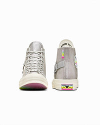 Converse Unisex Chuck 70 Pride Hi Top Sneakers in silver - women's sneaker - view 5