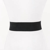 3Am By H&D Accessories - Women's Studded Faux Suede Elastic Belt