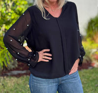 Coco + Carmen - Perla Long Sleeve Blouse