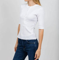 Citizens Of Humanity - Nali Short Sleeve Henley Tee