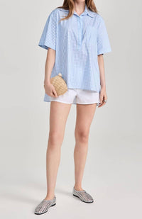 Caroline Constas - Missa Open Placket Pullover Top