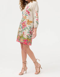 Johnny Was SHIFT FIELD DRESS in ecru miraze - women's dress - view 4