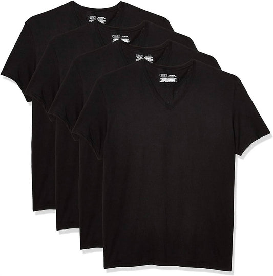 Chaps - Men's 4-Pack Underwear V-Neck Shirt