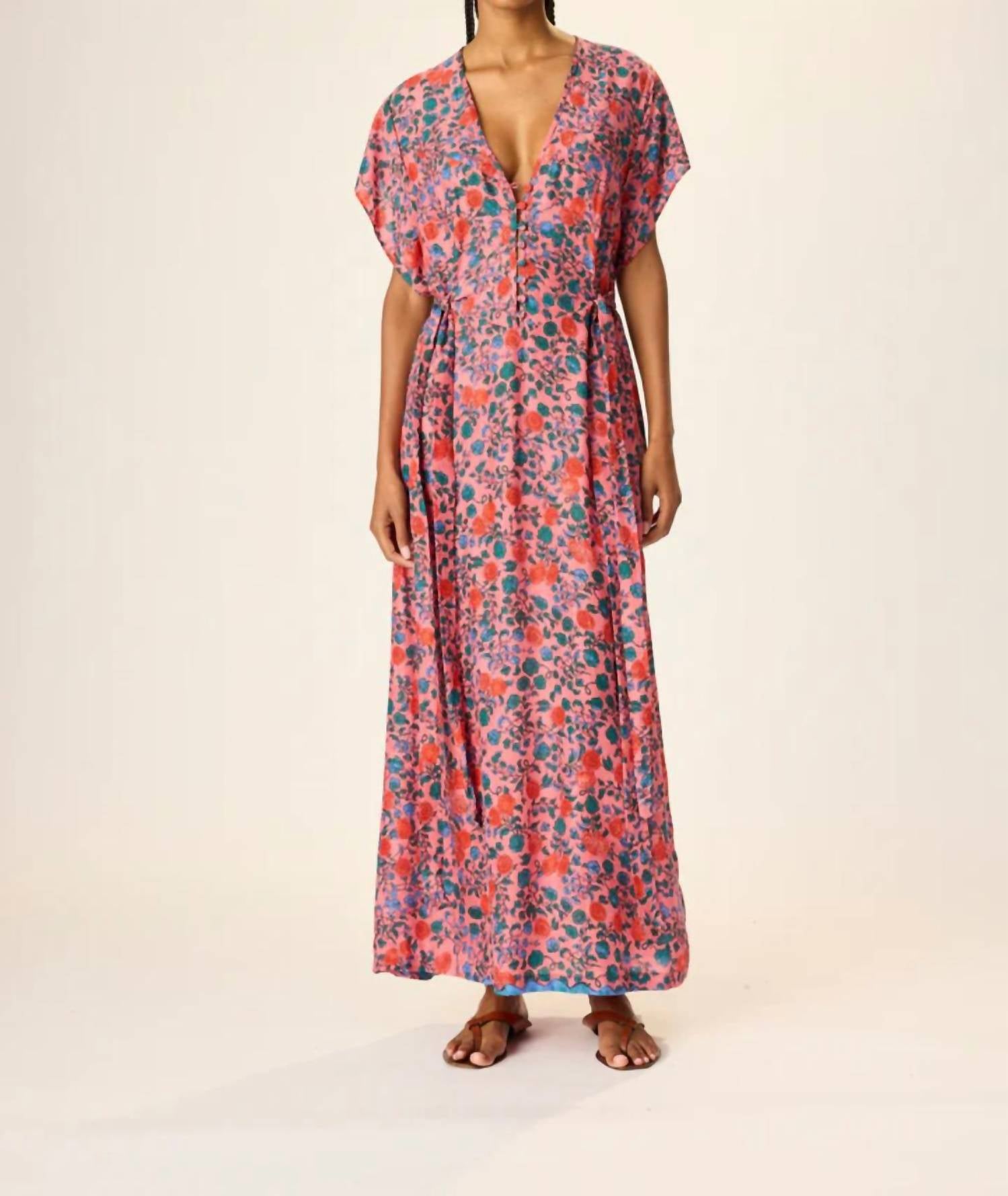 Natalie Martin - Monica Rayon Print Dress