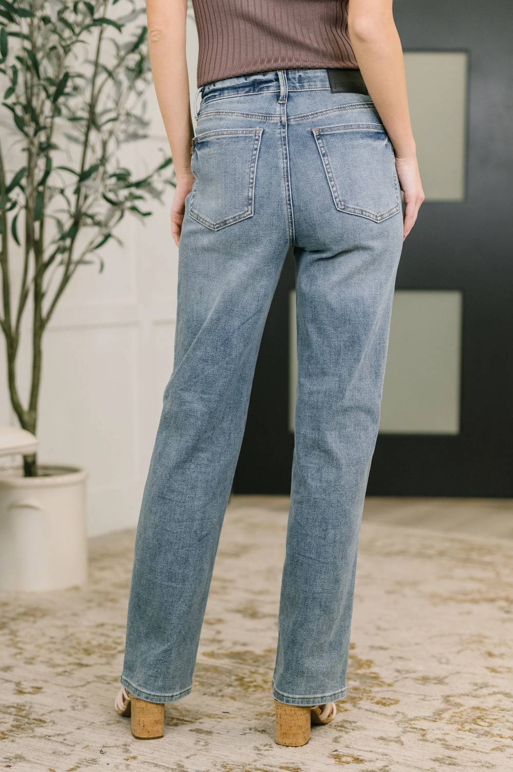 Judy Blue - High Waist Tummy Control Slim Straight Leg Jeans