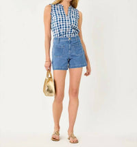 Lilly Pulitzer - KAVALLA SLEEVELESS RUFFLE TOP