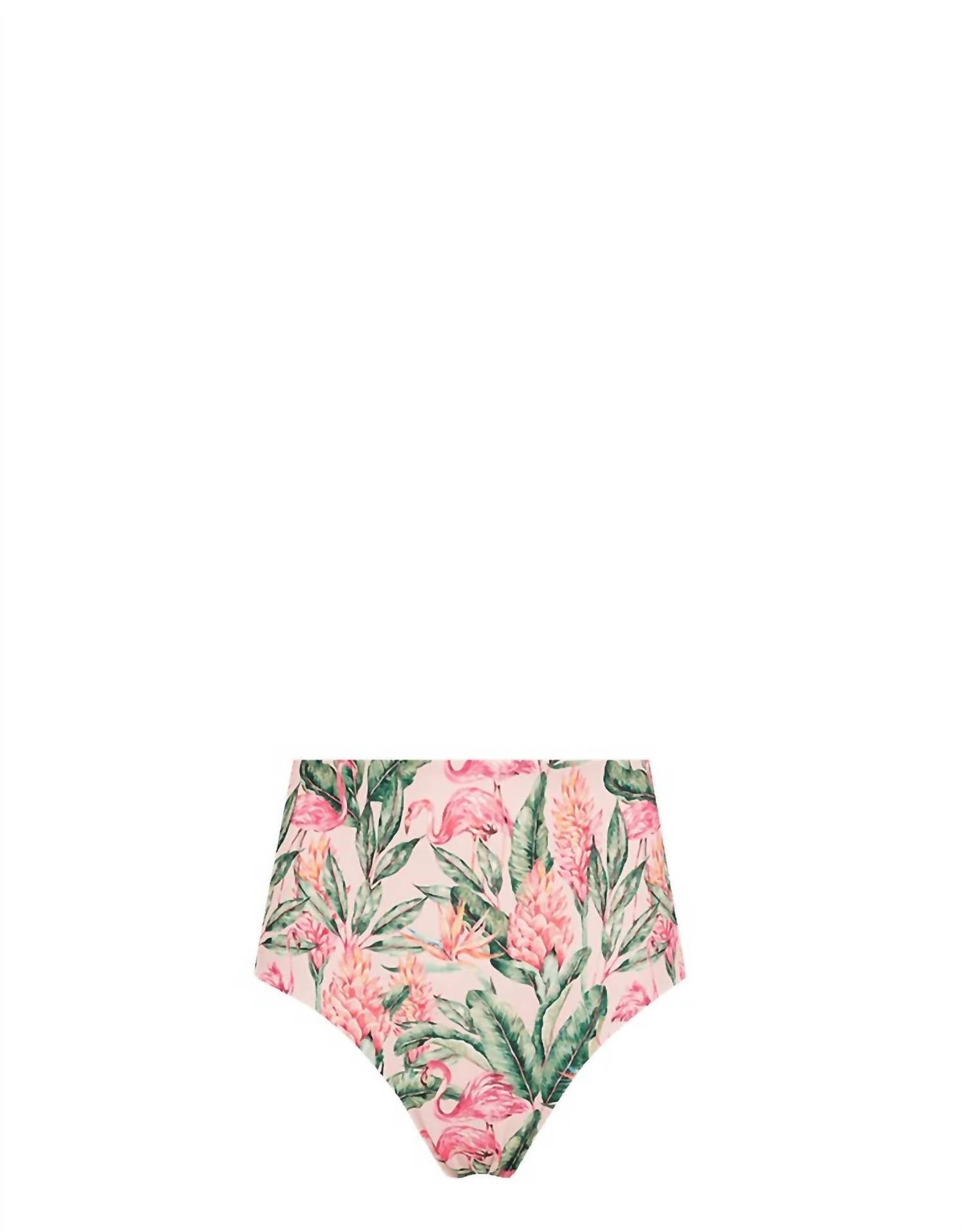 Lia Sahara - Women's Reversible Compression High Waist Bikini Bottom