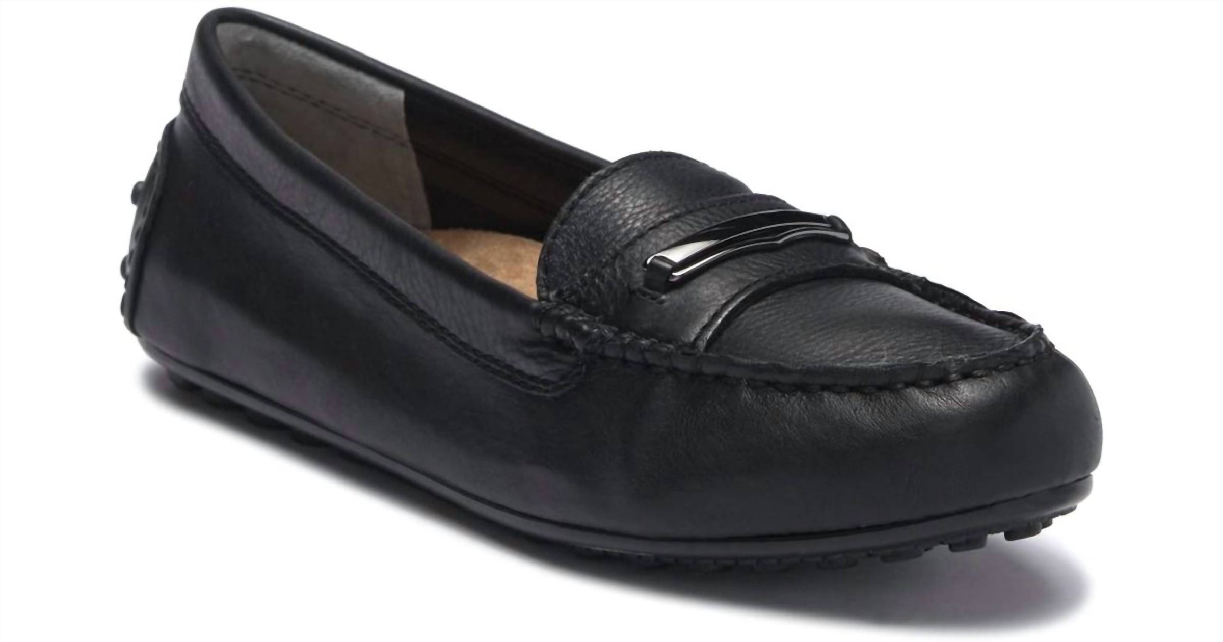 VIONIC Women's Honor Ashby Moccasin in black - women's shoe - alternate view