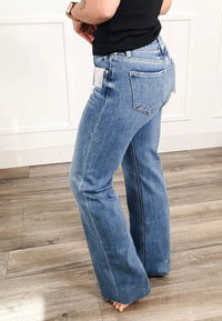 Risen - Mid Rise Tc Straight Jeans