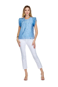 Jade Melody Tam - Pleaty Shell Top