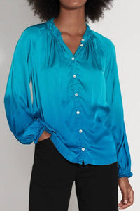 Raquel Allegra - VICTORIA RUFFLE BLOUSE