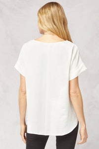 Entro - Short Sleeve Scoop Neck Top