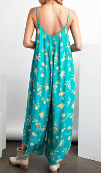 Easel - Going Places Cami Jumpsuit