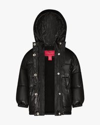 London Fog - Big Girls Zip-front Heavy Weight Puffer Jacket