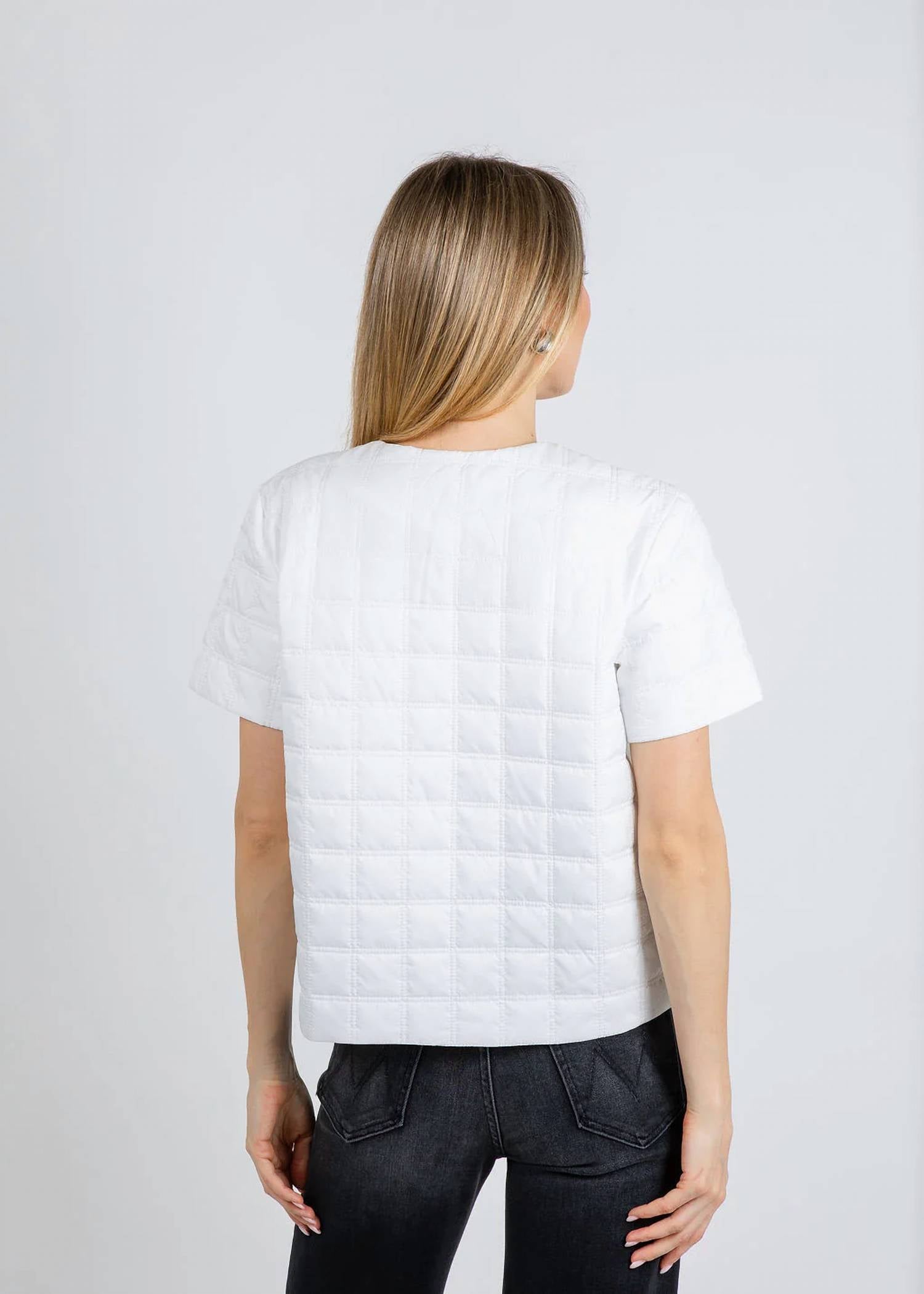 Elliott Lauren - Snap Front Quilted Jacket