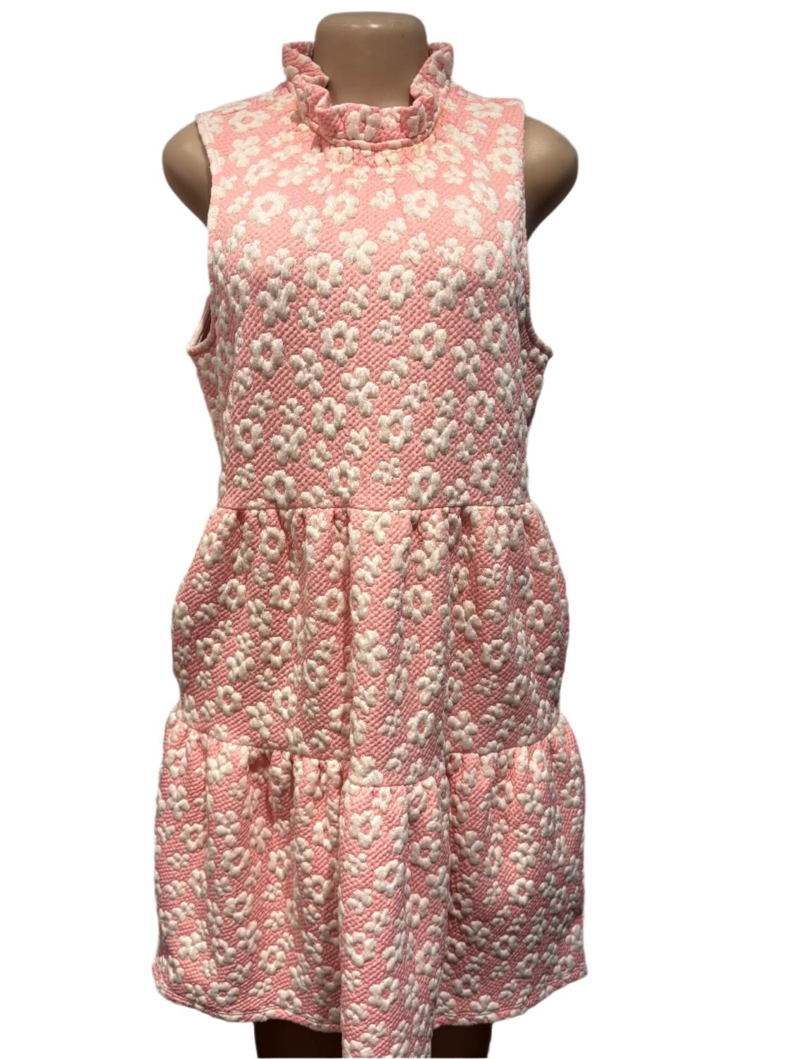 Tyler Boe - Textured Tiered Dress With Daisies