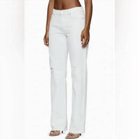 Purple Brand - Women's Ripped Slim Fit Straight Leg Jeans