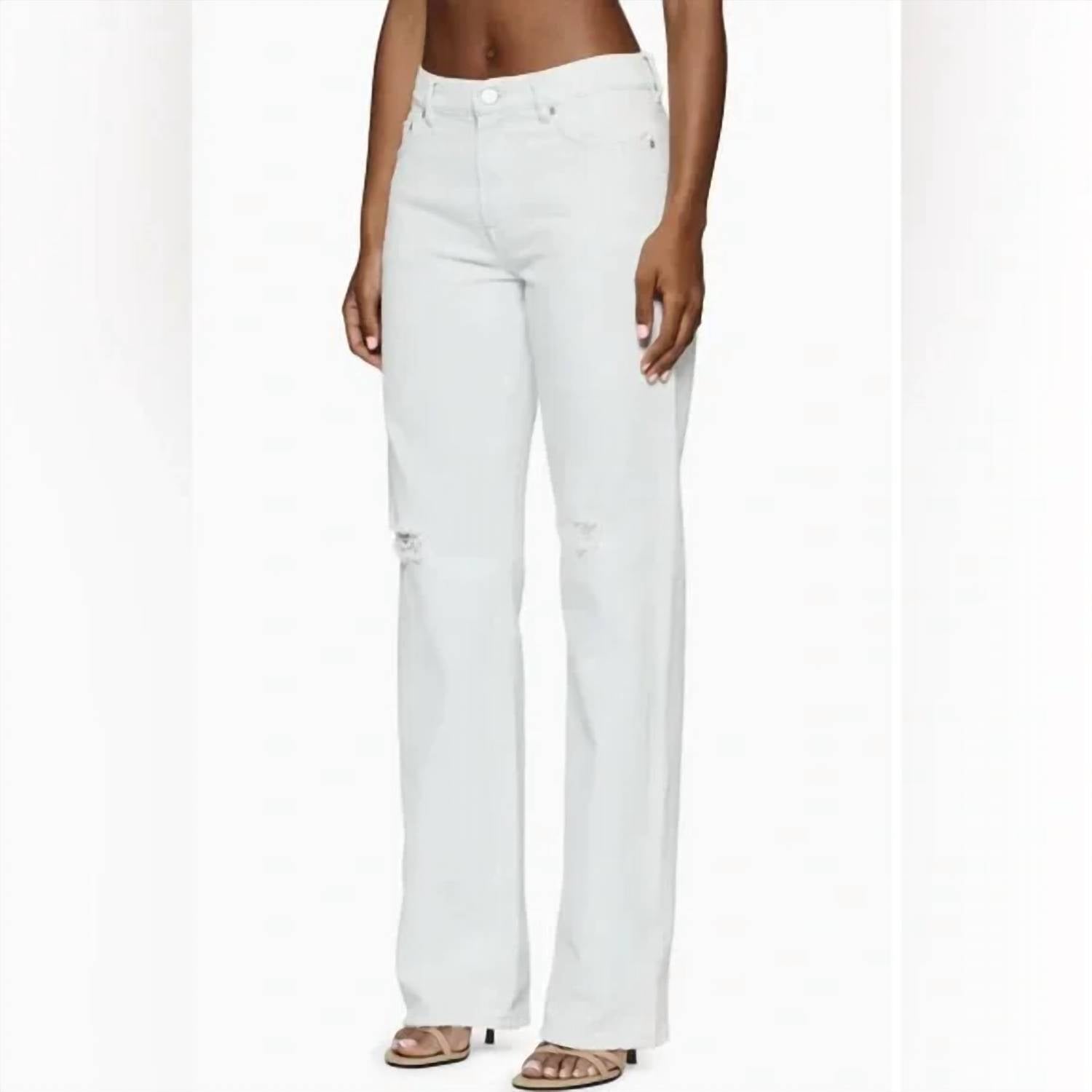 Purple Brand - Women's Ripped Slim Fit Straight Leg Jeans