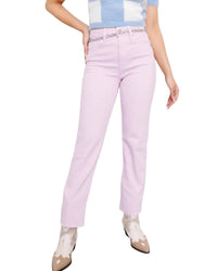 Just Black Denim - Cut Off Cropped Straight Leg Jeans