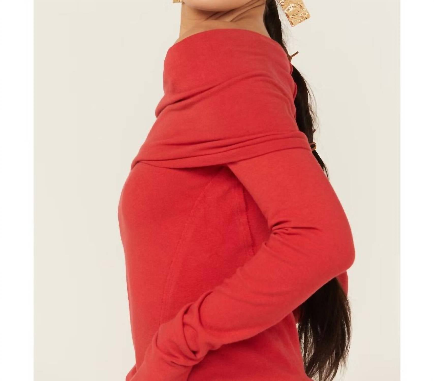 Free People - Iris Off The Shoulder Long Sleeve Top