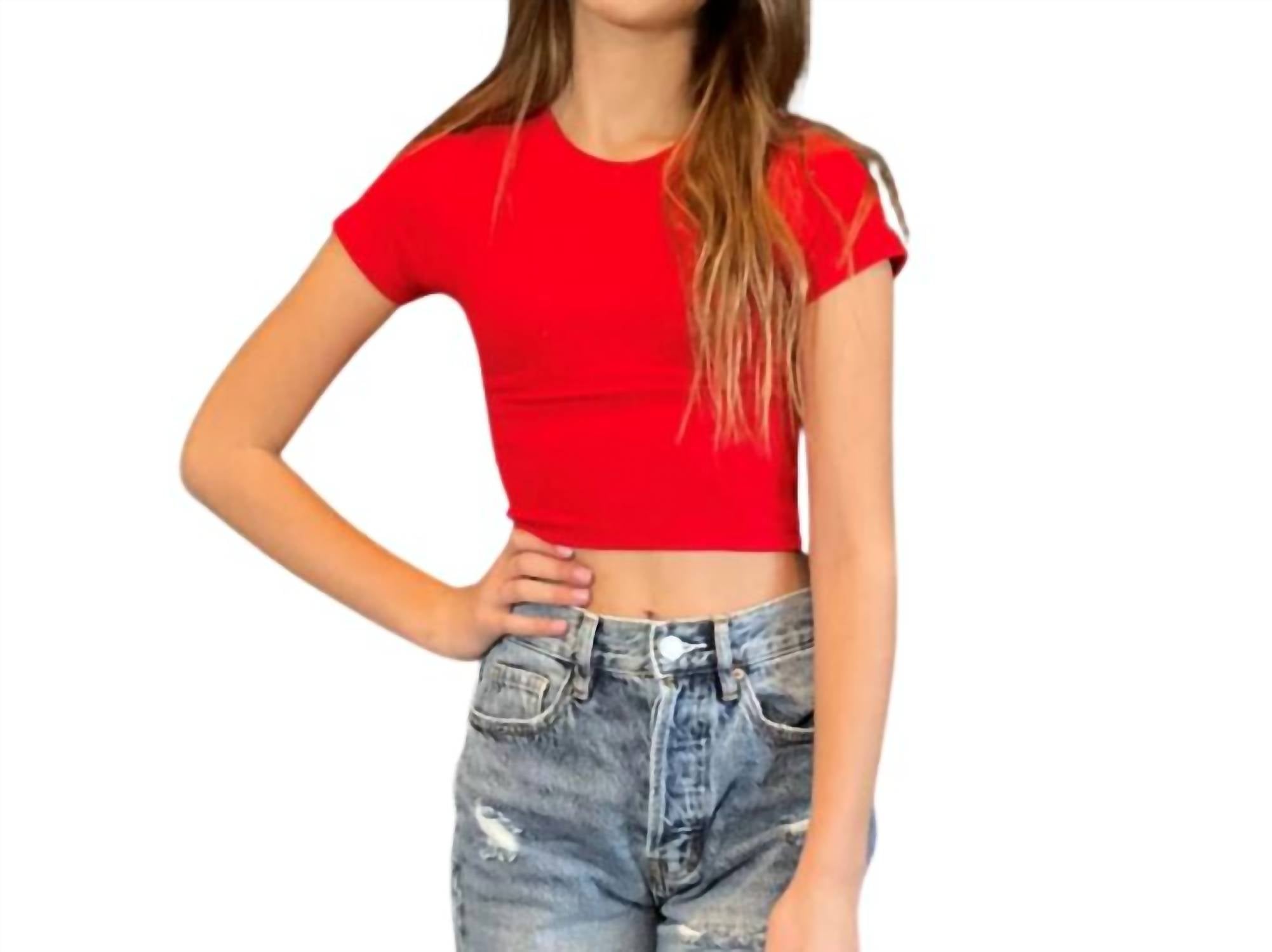 Katie J Nyc - Teen Livi Ribbed Tee