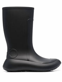 Salvatore Ferragamo Women's Gancini-debossed Rain Boots in black - women's shoe - view 181