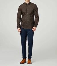 Ben Sherman - Linear Geo Print Long Sleeve Shirt