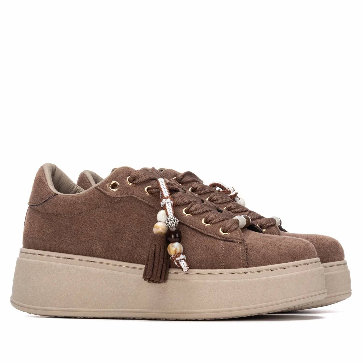 Refresh - Women's Casual Platform Suede Sneakers