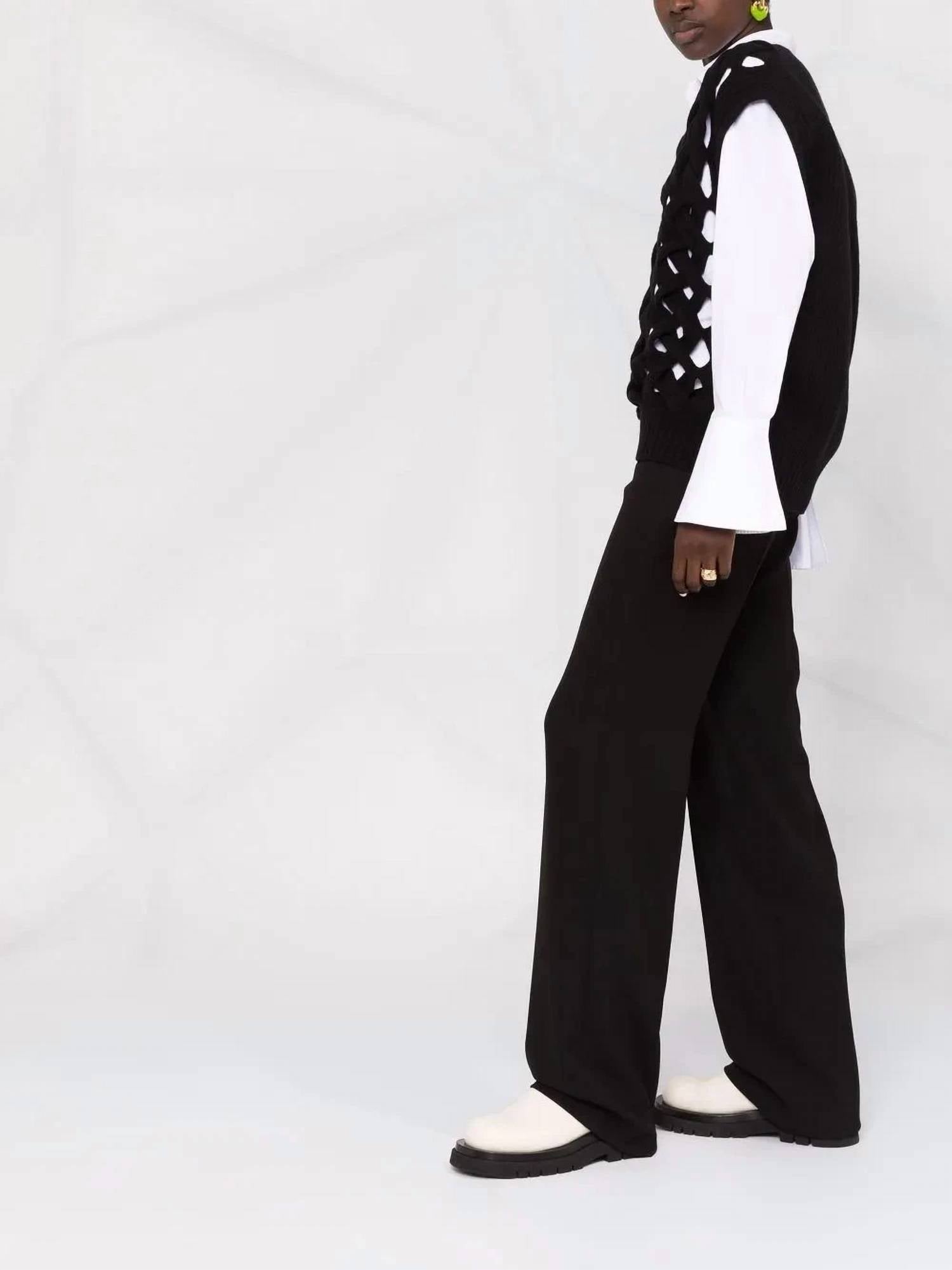 Valentino - Open-knit Wool-blend Vest