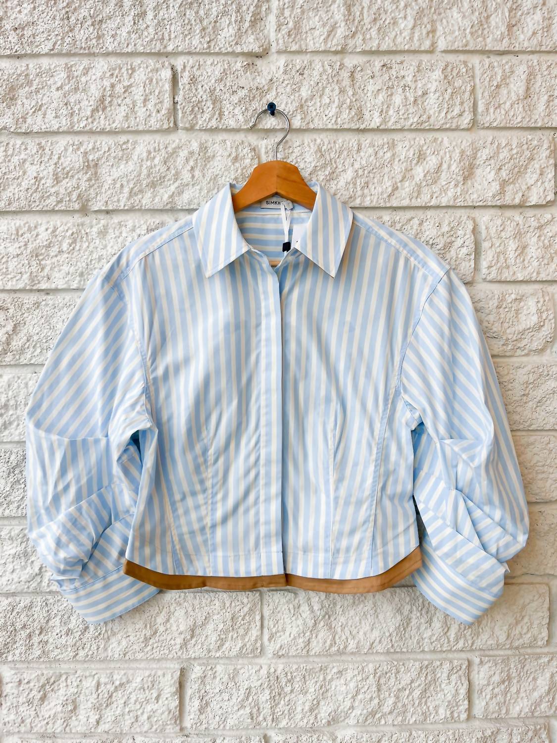 Simkhai - Women's Boone Button Front Combo Shirt